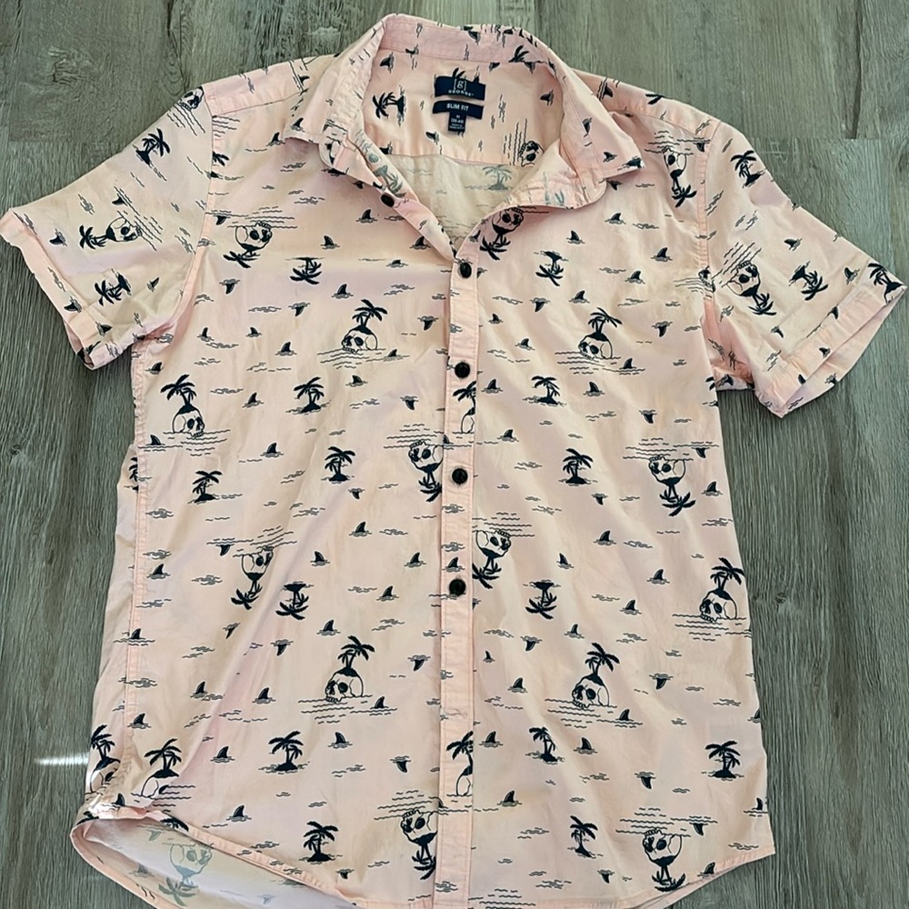 George slim fit button down